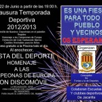 CLAUSURA DEPORTE
