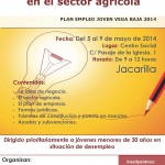 Cartel Jóvenes Emprendedores Agrícola